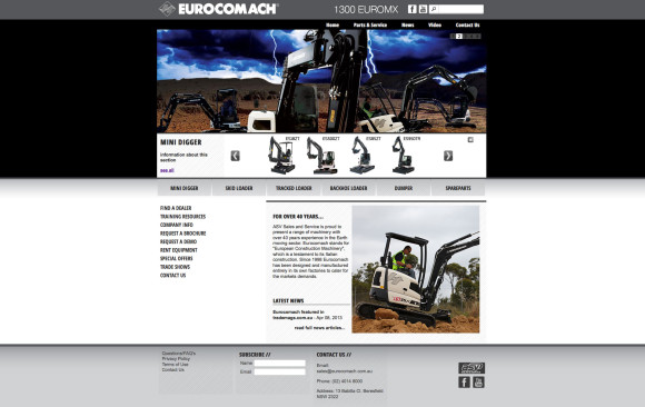 Eurocomach Australia Website