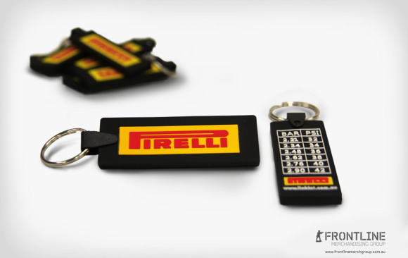 Pirelli Soft Rubber Keyrings