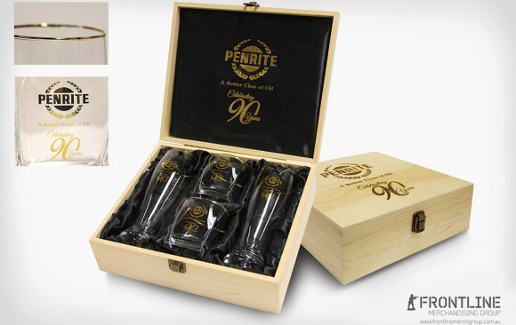 Penrite Oil 90th Anniversary Glassware